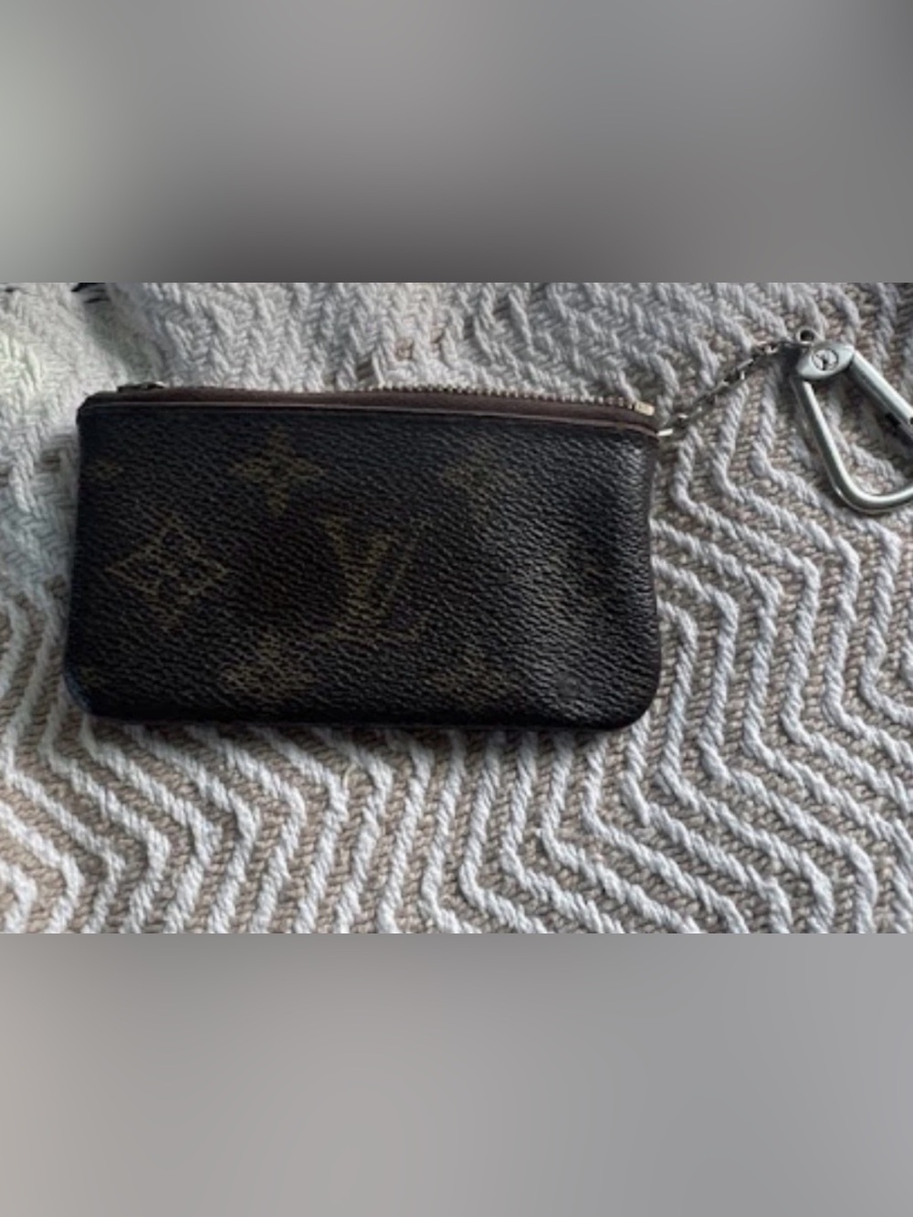 Vintage 1988 Louis Vuitton Pochette Cles Key Pouch - Monogram